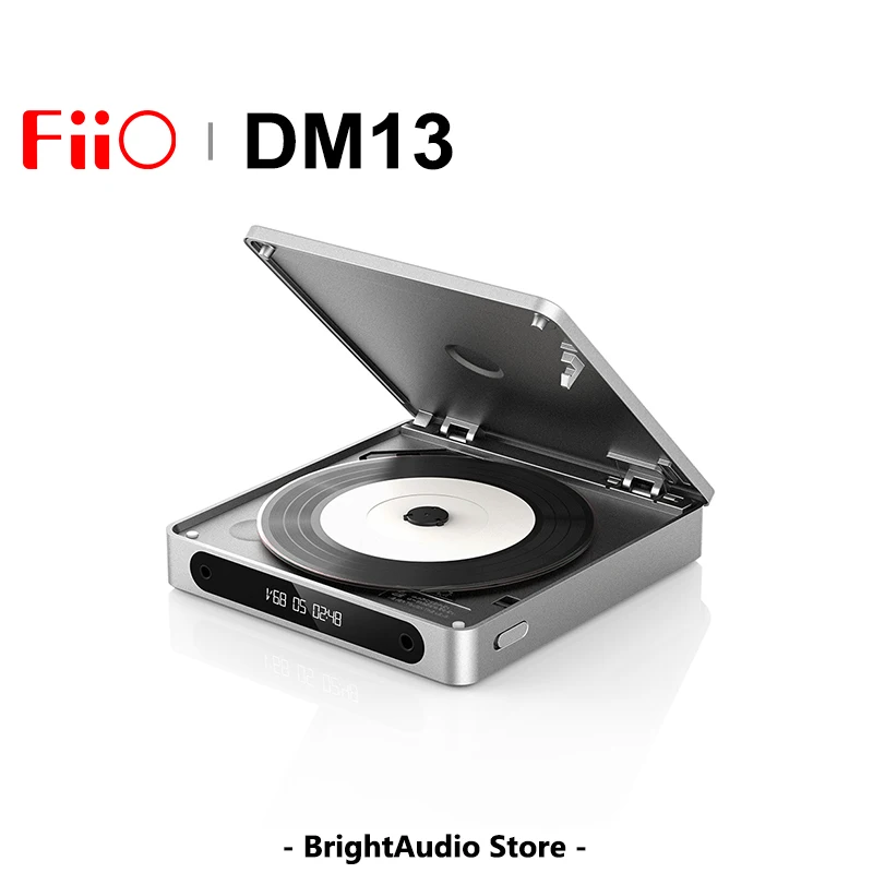 Portable CD Player FiiO DM13 Multifunctional with Long-Lasting Battery Supports USB Ripping Optical/coaxial/3.5mm/4.4mm