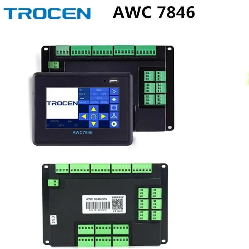 

Trocen AWC7846 Laser Controller Replace AWC708C Mainboard For Laser Machine