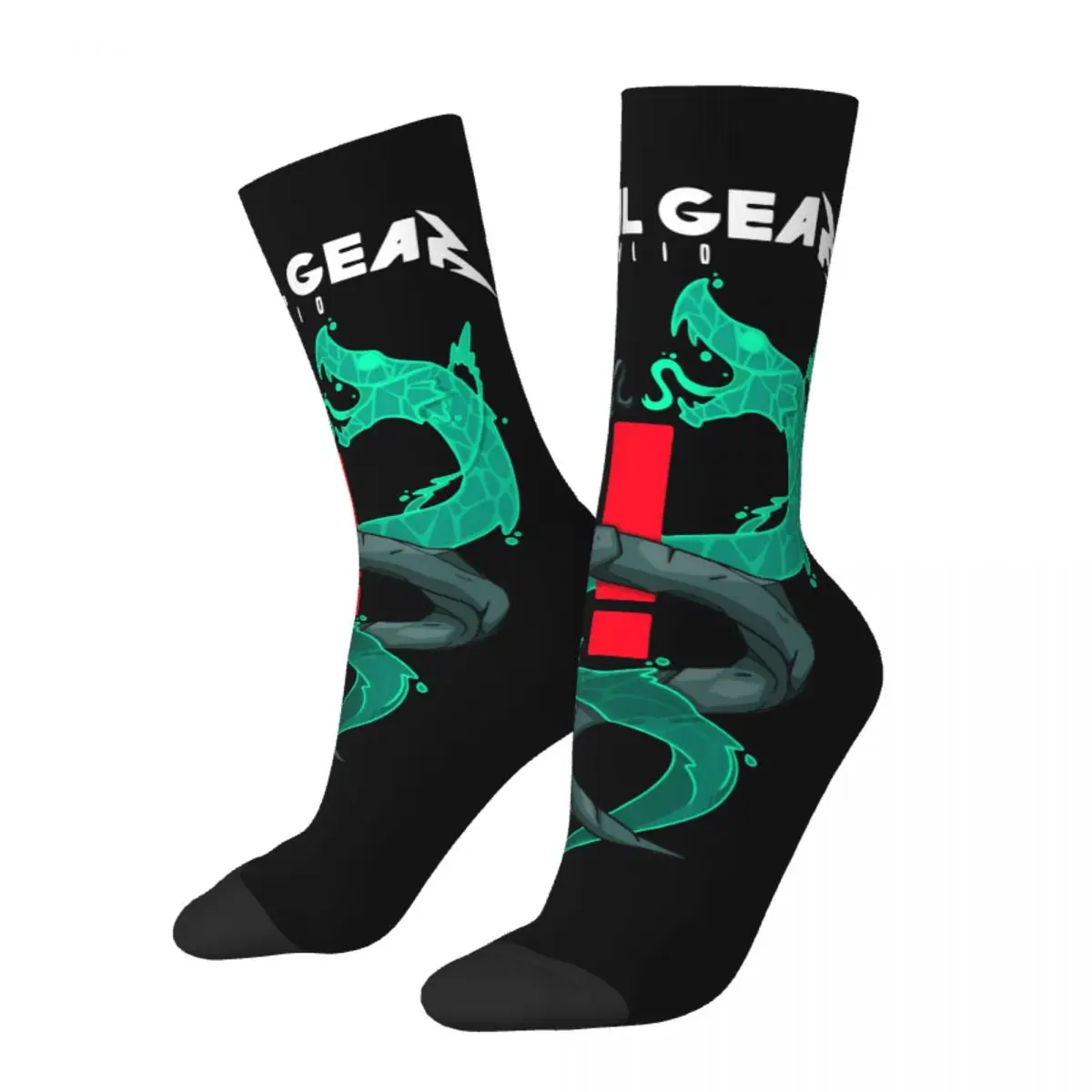 

Twin Snakes Death Stranding Kojima Hideo Socks Men's Women's Casual Socks Crazy Spring Autumn Winter Middle Tube Socks Gift