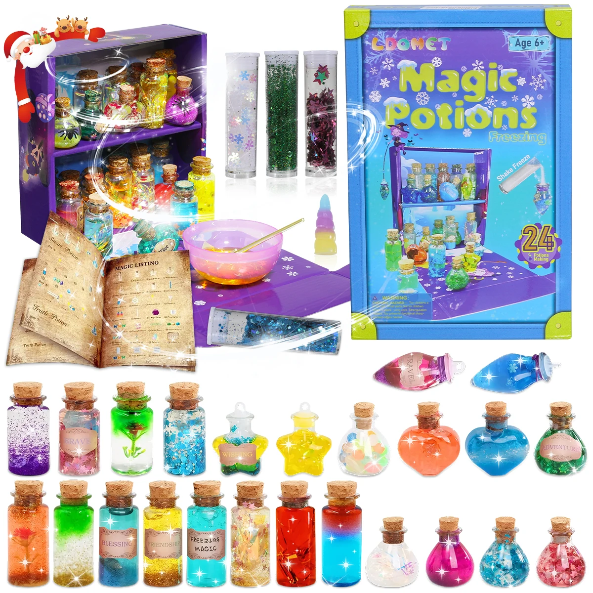 UOMTFAI Kit D'artisanat De Potion Mystère Pour Enfants, Mélange De 20