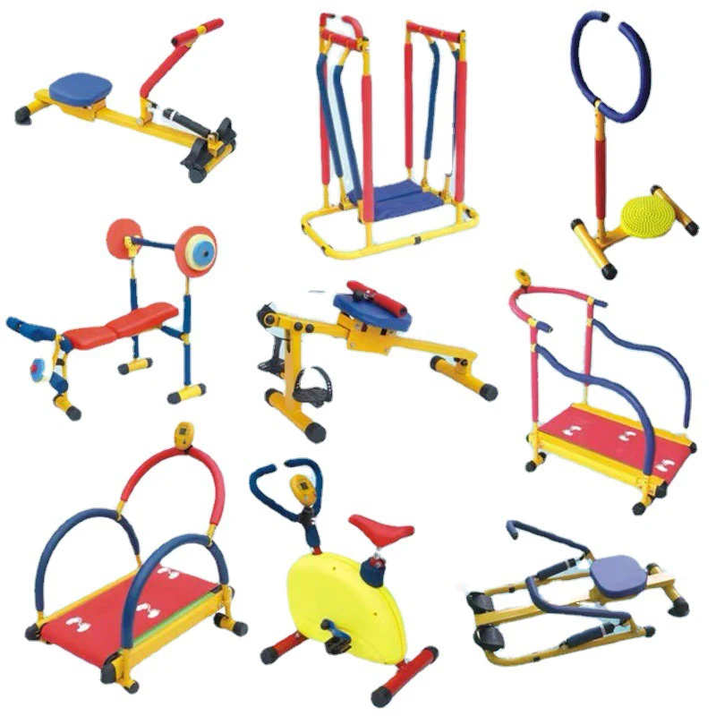 Children's fitness equipment One-handed/two-handed rowing machine/tension machine/weight lifter Children's toys