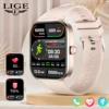 LIGE New Smart Watches Women BT Call Custom Dial Luxury Sport Bracelet Heart Rate Blood Oxygen Lady Gift Alarm Clock Smartwatch