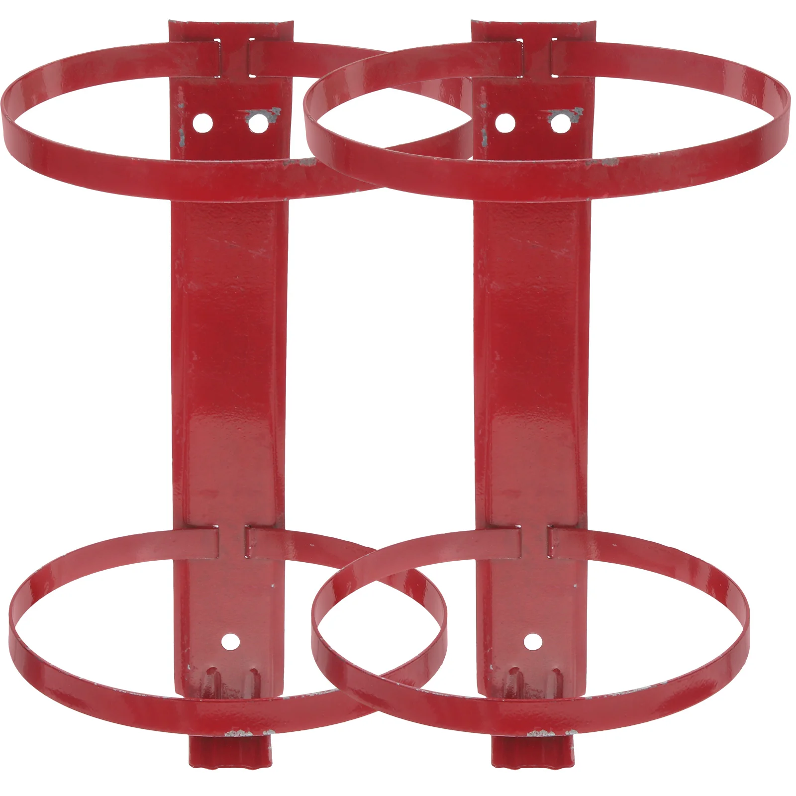 

2 Pcs Fire Extinguisher Holder for Wall Fire Extinguisher For Car Bracket Wall-mounted Red