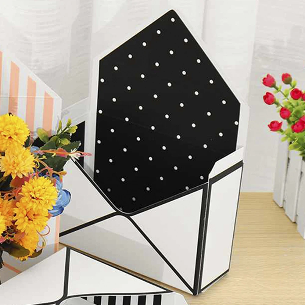 6/12Pcs Envelope Folded Flower Boxes Bouquet Storage Box Creative Wedding Party Valentine's Day Flower Boxes Envelope Box