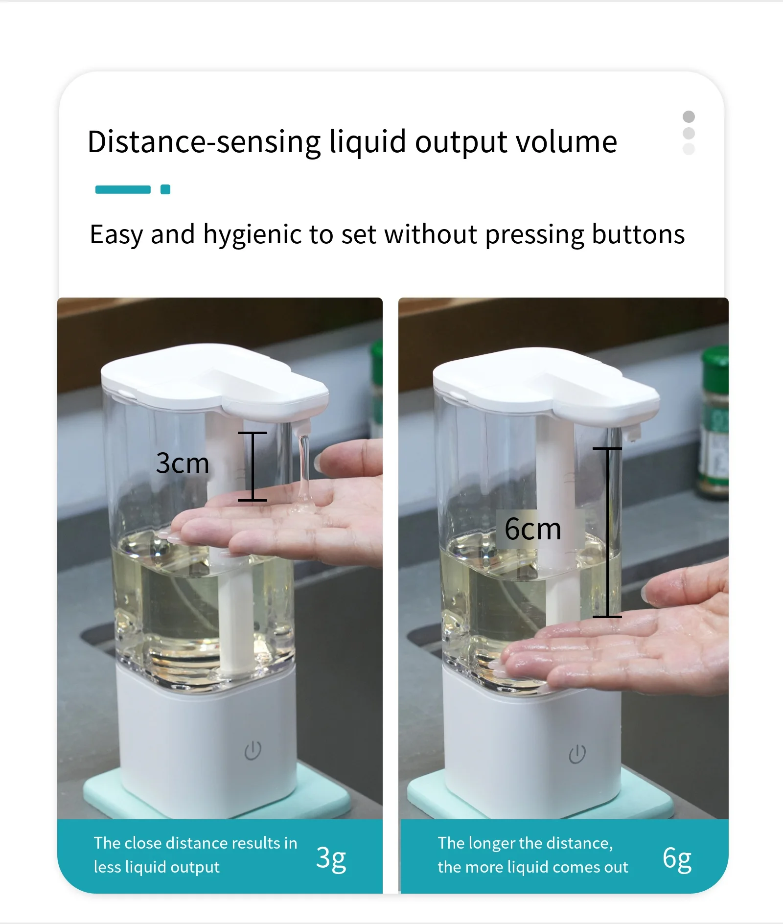 Description Picture 3 of itemAutomatic Sensor Hand Soap Machine Wall Hanging Gel Soap Dispenser for Kitchen Detergent Dispensing System Spirit Hand Washing