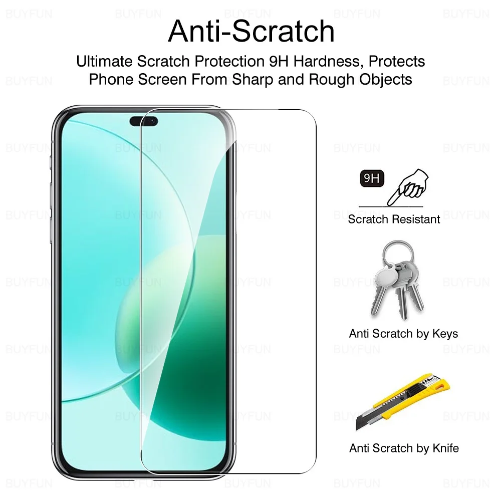 3-Pack Tempered Glass Screen Protectors