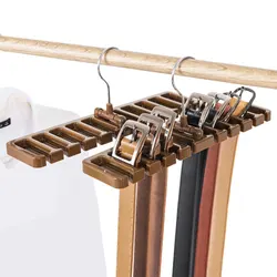 Multifuctional Belt Storage Rack Hanging Tie Shelf Scarf Rack Belt Rack Hanger Finishing Tie Wardrobe Closet Organizer Holder