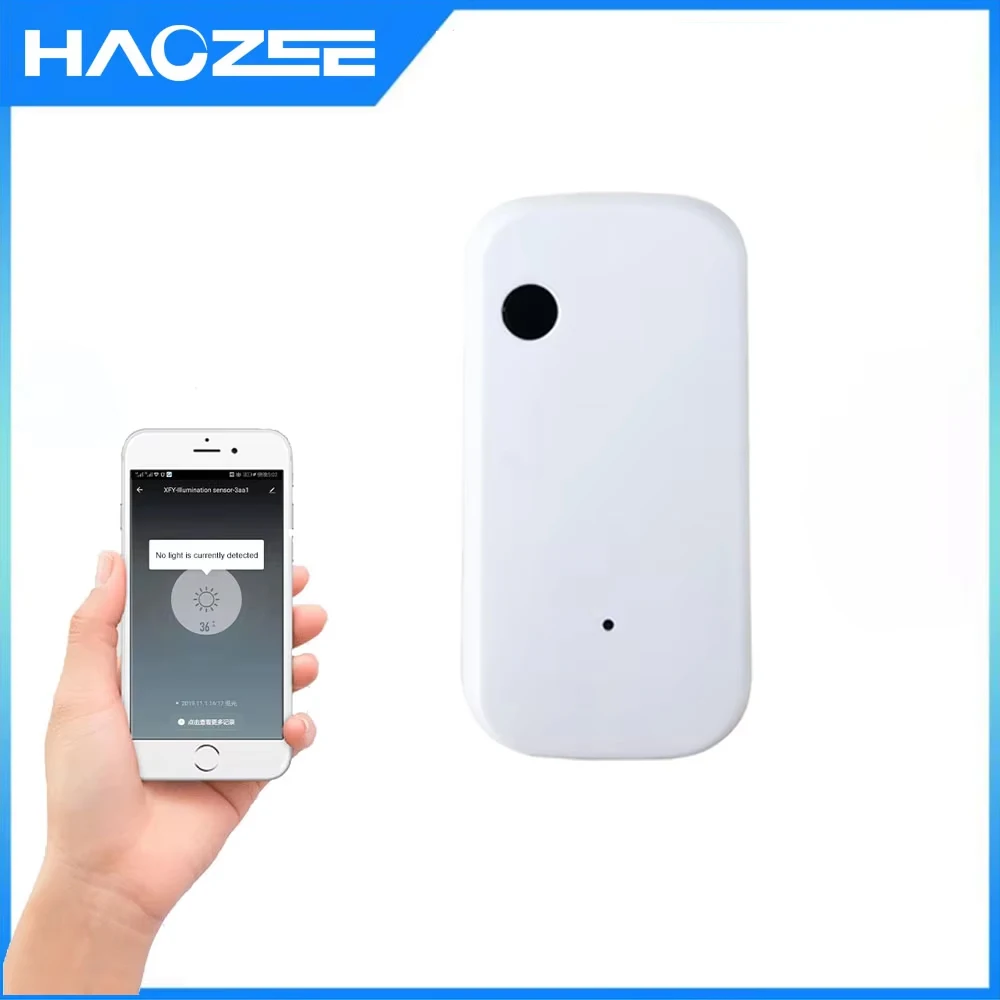 Tuya Smart WiFi/ZigBee Light Sensor Illumination Brightness Detector Automation Real Time Update Work with Smart Life