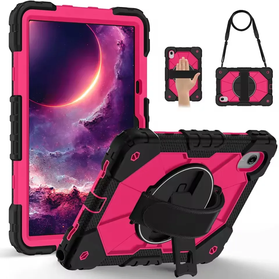 Rotating Kickstand Heavy Duty Armor Shockproof Tablet Case with Stand