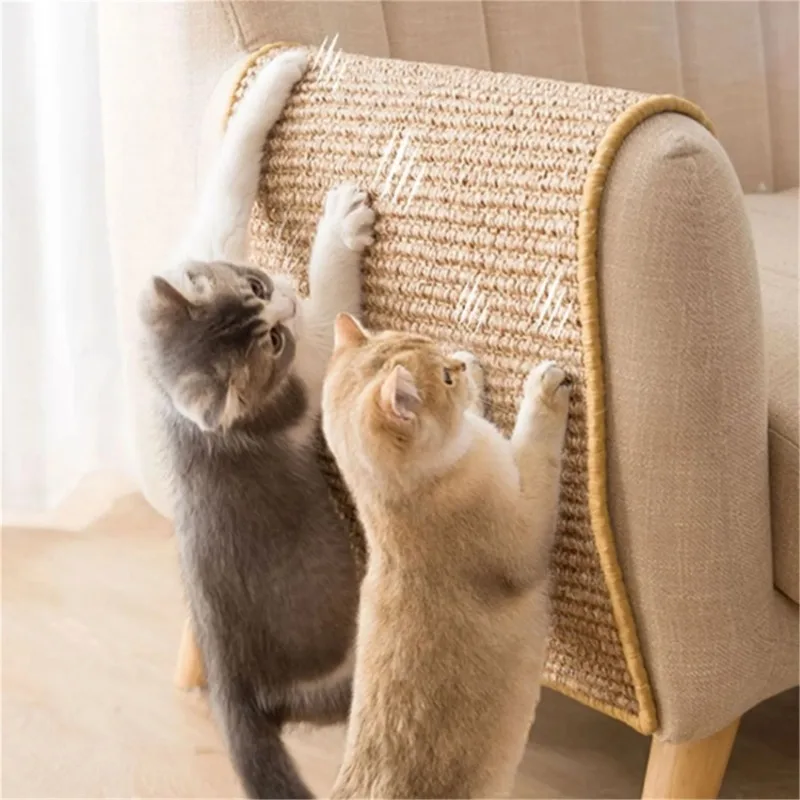Title 1, Pet Cat Scratching Board Natural Sisal Cat Scra...