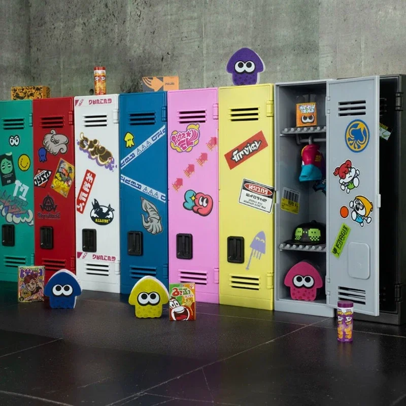 Giappone Tokyo Osaka Genuine Bandai Blind Box Splatoon3 Locker Locker Style Food Play Action Figures Giocattoli Per Bambini Regalo Di Festa