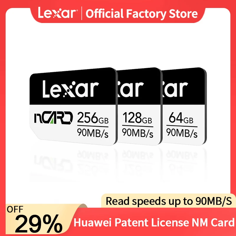 Lexar original NM Memory Card 64GB 128GB 256GB nCARD Memory Card For