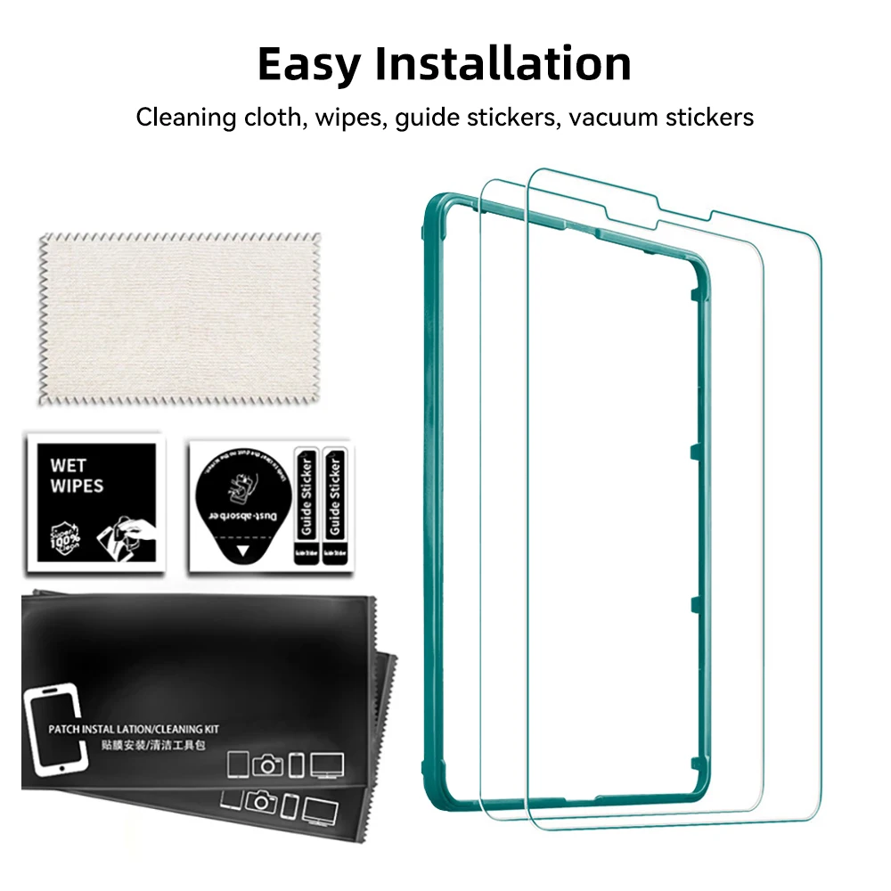 Danycase Peças Tablet Filme Protetor de Tela para Ipad ar 10.9 Pro 11 10.5 ar 9.7 6th 10.2 9th Mini Vidro Temperado - Imagem 3