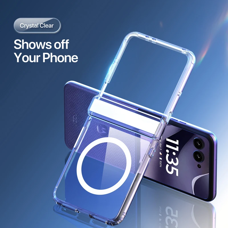 DUX DUCIS Magnetic Anti-Fingerprint Transparent Protective Case