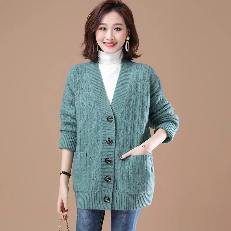 Cardigan Korean Fashion Sweaters for Women Blusa De Frio Feminina Winter  Clothes Sueters De Mujer Sueter Mujer Invierno Long