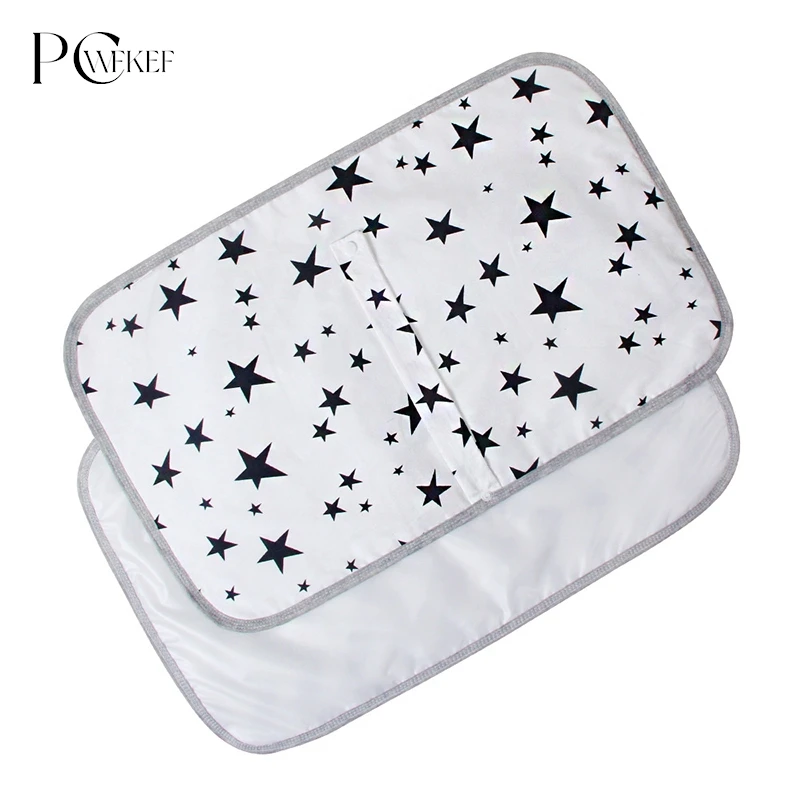 

60X37cm Baby Waterproof Diaper Changing Pad Reusable Washable Newborn Travel Mat Station Home Outside Portable Changing Pad