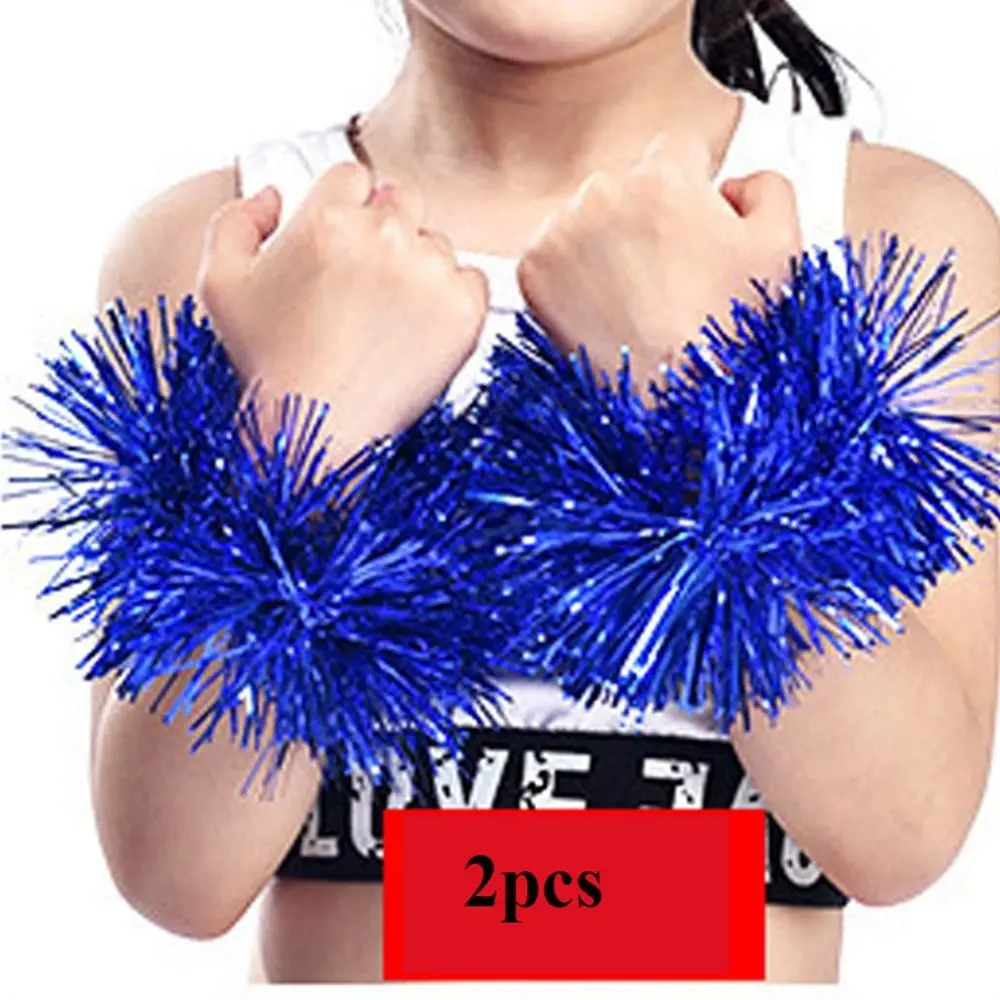 2pcs Apply to Sports Sports Game Pompoms 10 Styles Cheap Practical Cheerleading Cheering Flower Ball Games Bracelet