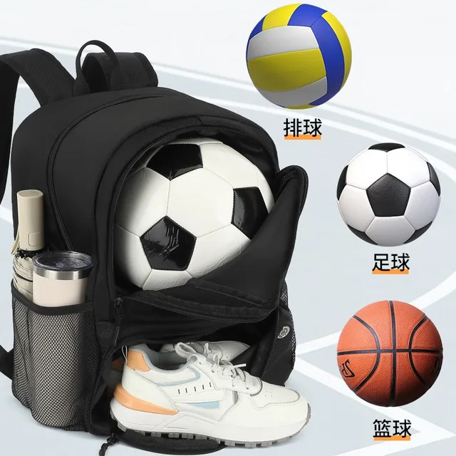 Backpack football bag, waterproof sports equipment bag, outdoor basketball volleyball bag, convenient and lightweight