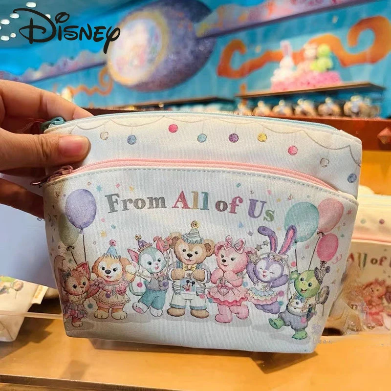 

Миниатюрная сумка Disney для девочек, модная Милая холщовая Сумочка для хранения, мультяшный многофункциональный Женский кошелек для телефона с милыми монетами