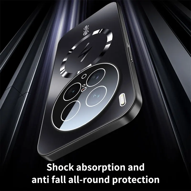 Enhanced Product Title:  
Premium AG Matte Magnetic Hard Shell Shockproof Phone Case with Lightning Design