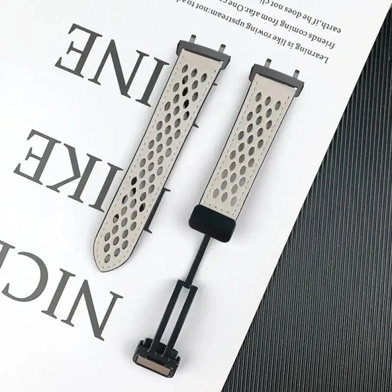 Magnetic Leather Smartwatch Sport Bracelet Loop - Premium Replacement Strap