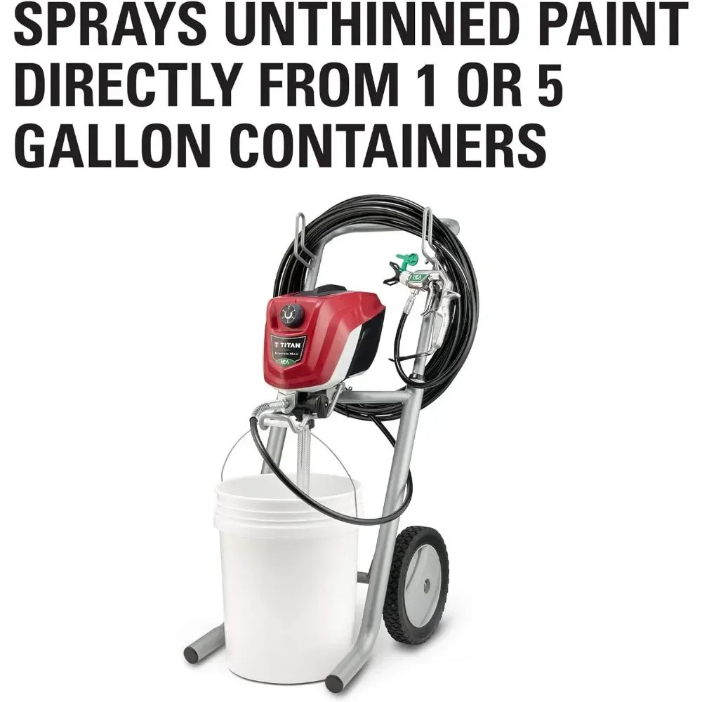 High Efficiency Airless Paint Sprayer, HEA technology decreases overspray