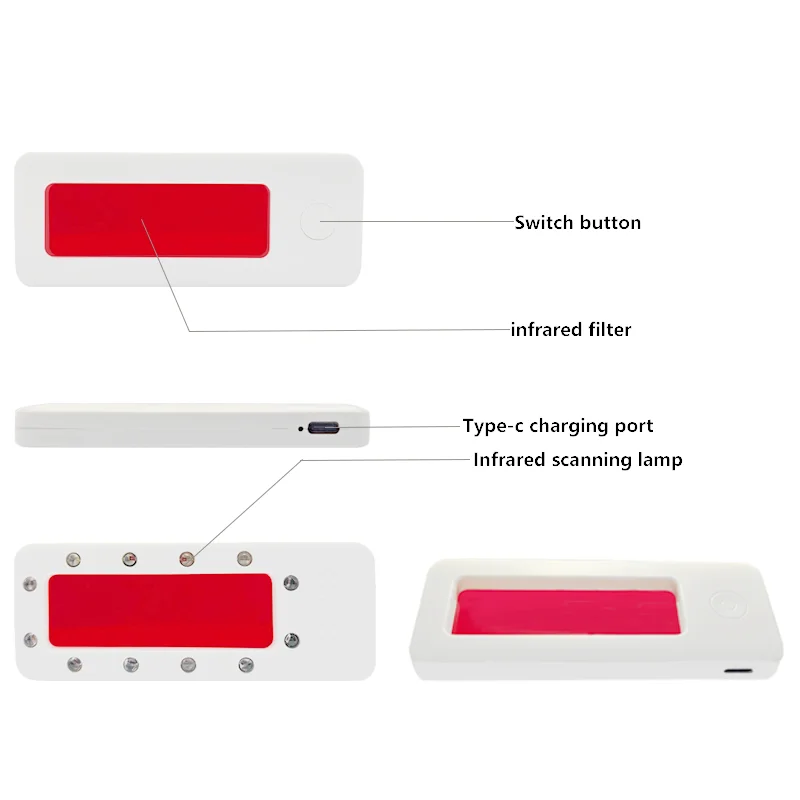 Anti-camera/anti-recording Detector Large Window 360&deg; 3D Scanning Detection Pinhole Camera/listening-in Device for Hotel Car Etc