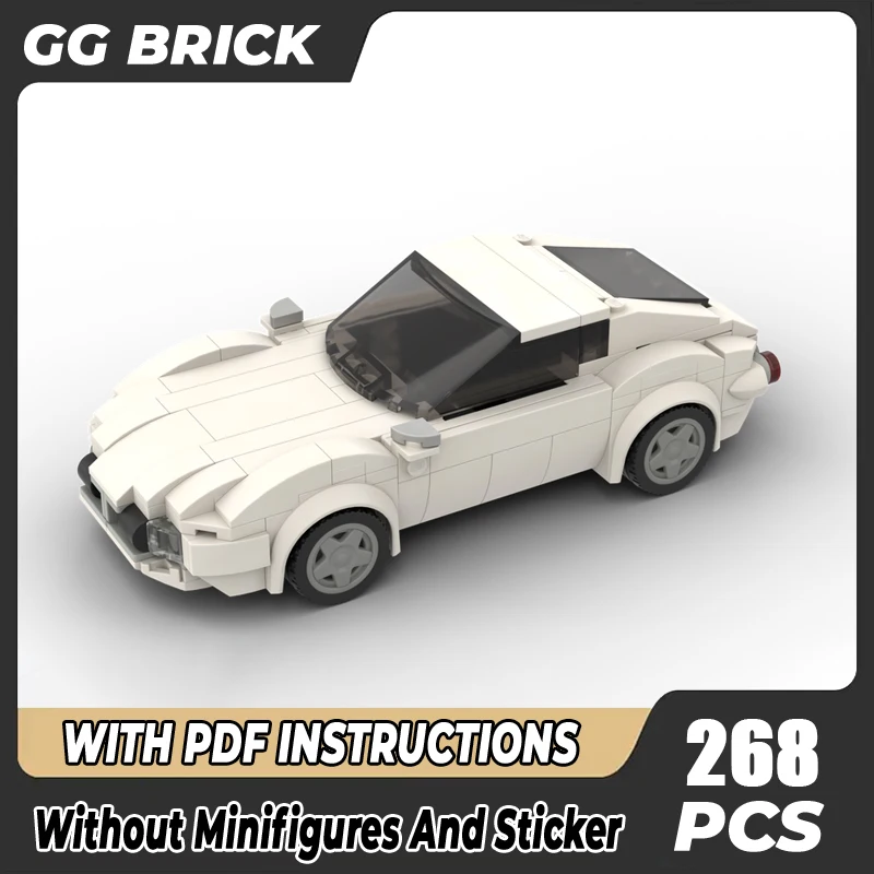 

Moc Building Bricks Super Sports Car Model Champion Speed Cars Technology Modular Blocks Construstion Toy DIY Set Assembly Gift