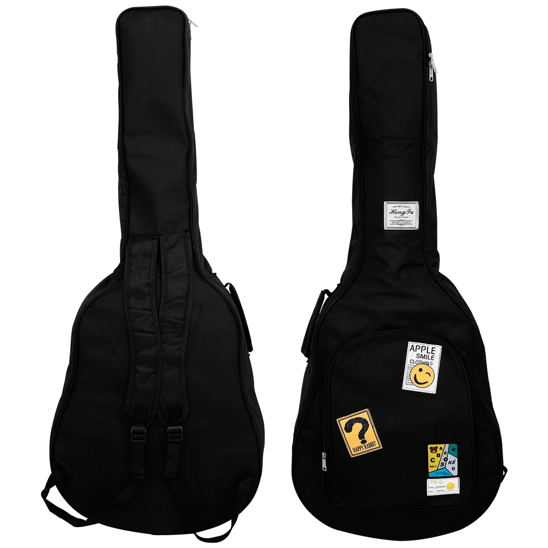 40/41 Inch Guitar Bag Acoustic Classical Guitar Waterproof Rip-stop Oxford Backpack Double Straps Padded Guitar Case Bag