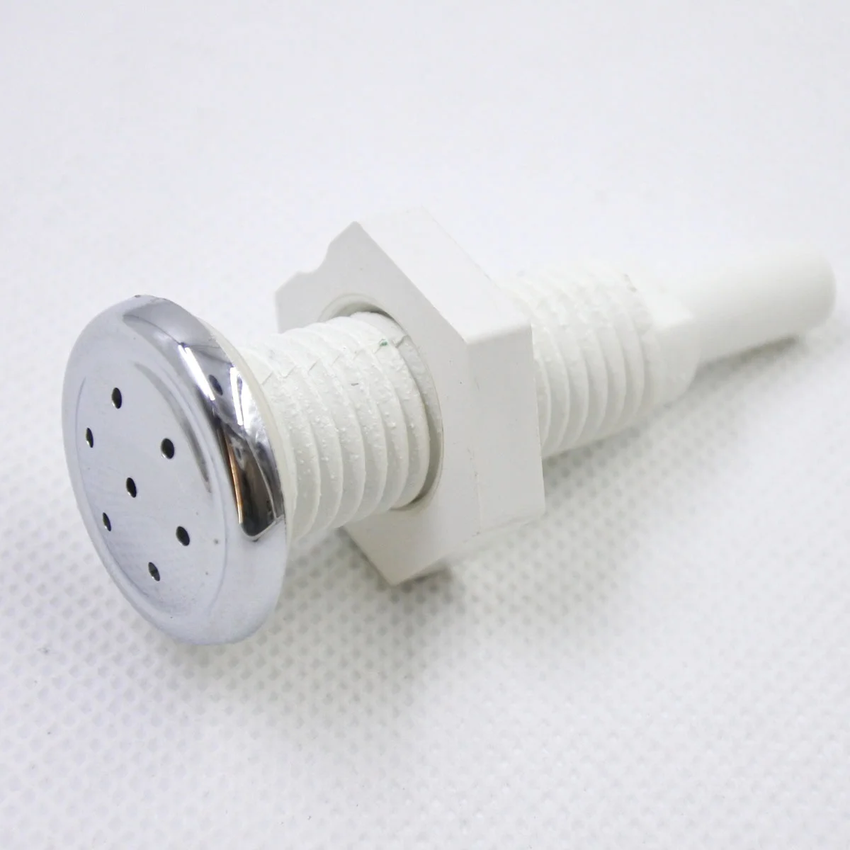 7-hole Screw Straight Massage Bathtub Bubble Nozzle Chromed Cap PVC Body Spa Air Bubble Jet Nozzle Bathroom Hardware Set Bathroom Hardware Accessories