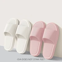 Women Summer Concise EVA Slippers Men Soft Home Slides Couples Bathroom Non-slip Sandals Adults Comfortable Outdoor Beach Shoes - Image 5