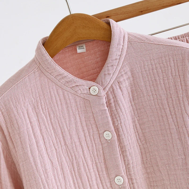 2025 Spring and Autumn New Couple Pajama Set 100% Pure