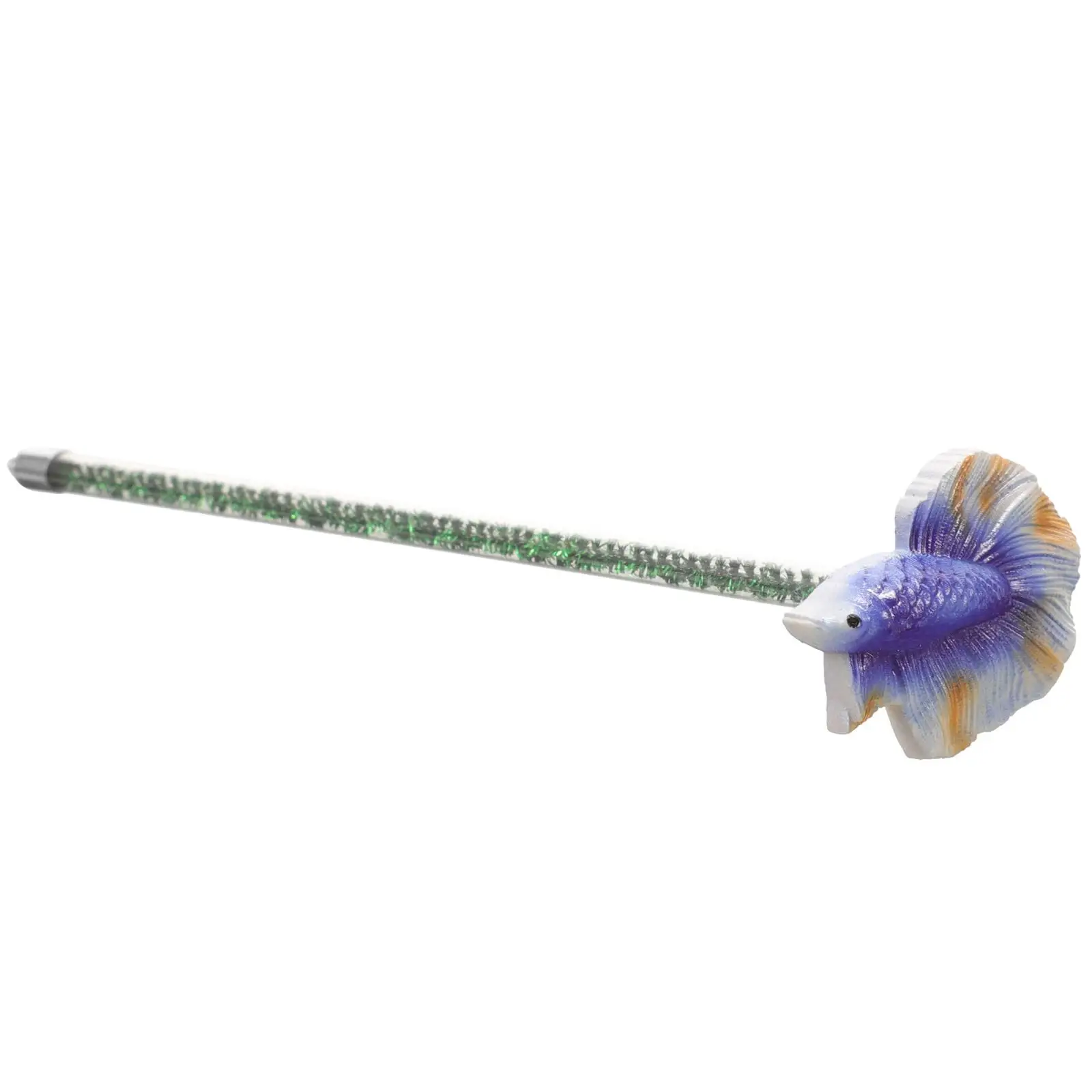 Fish Betta Active Plaything Training Stick Virtual Tank Resin Decorative