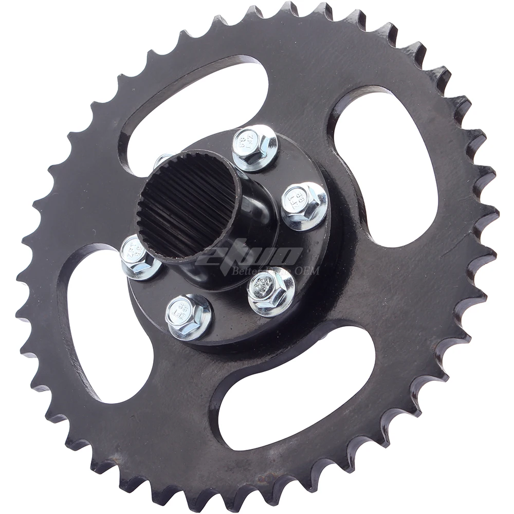 40 Tooth Rear Sprocket 6 holes With 56mm 32T Spline 6 Stud Rear Wheel Axle Hub For 428 Chain