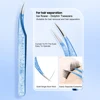 2023 Eyelash Tweezers Ice Flower Anti-static 3D Accurate Professional Eyebrows Lash Extension Supplies Makeup Tools 100% Closure 2