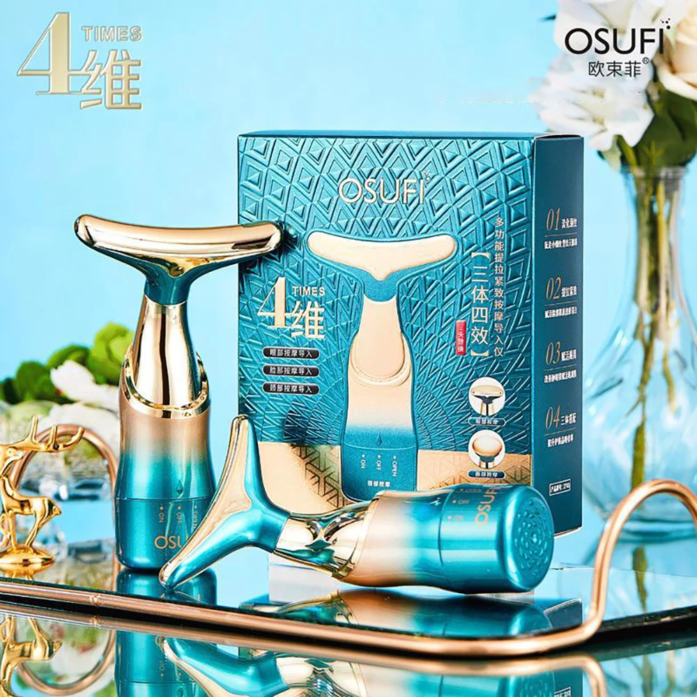 OSUFI Facial Multifunctional Face Massager Neck Care Facial Eye Lifting Massage Microcurrent Anti Wrinkle Rejuvenation Skin Care