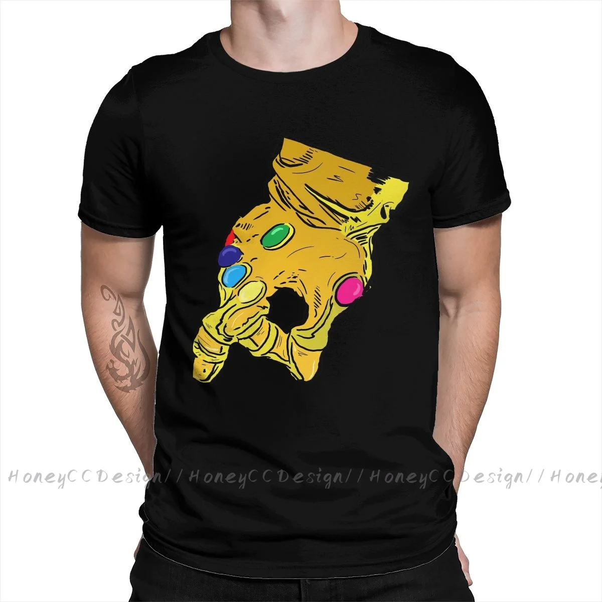 The Circle Game Nuovo Arrivo T-Shirt Infinity Gauntlet Shirt Girocollo In Cotone Tshirt Da Uomo Per Adulti Plus Size