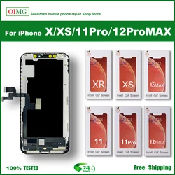 Ensemble écran tactile LCD RJ de remplacement, 3D Touch, pour iPhone X XS XS MAX 11 11Pro 12 Pro Max