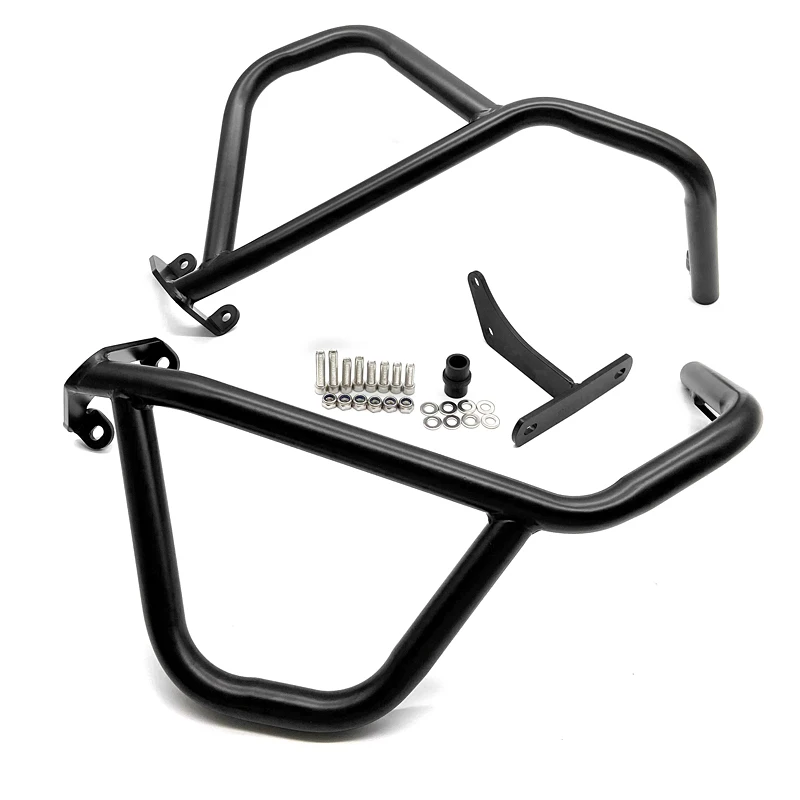 Paramotore Per Moto Versys650 2022-2024 - Barra Protezione In Acciaio | Anti Caduta | Paratelaio Nero - Foto 8