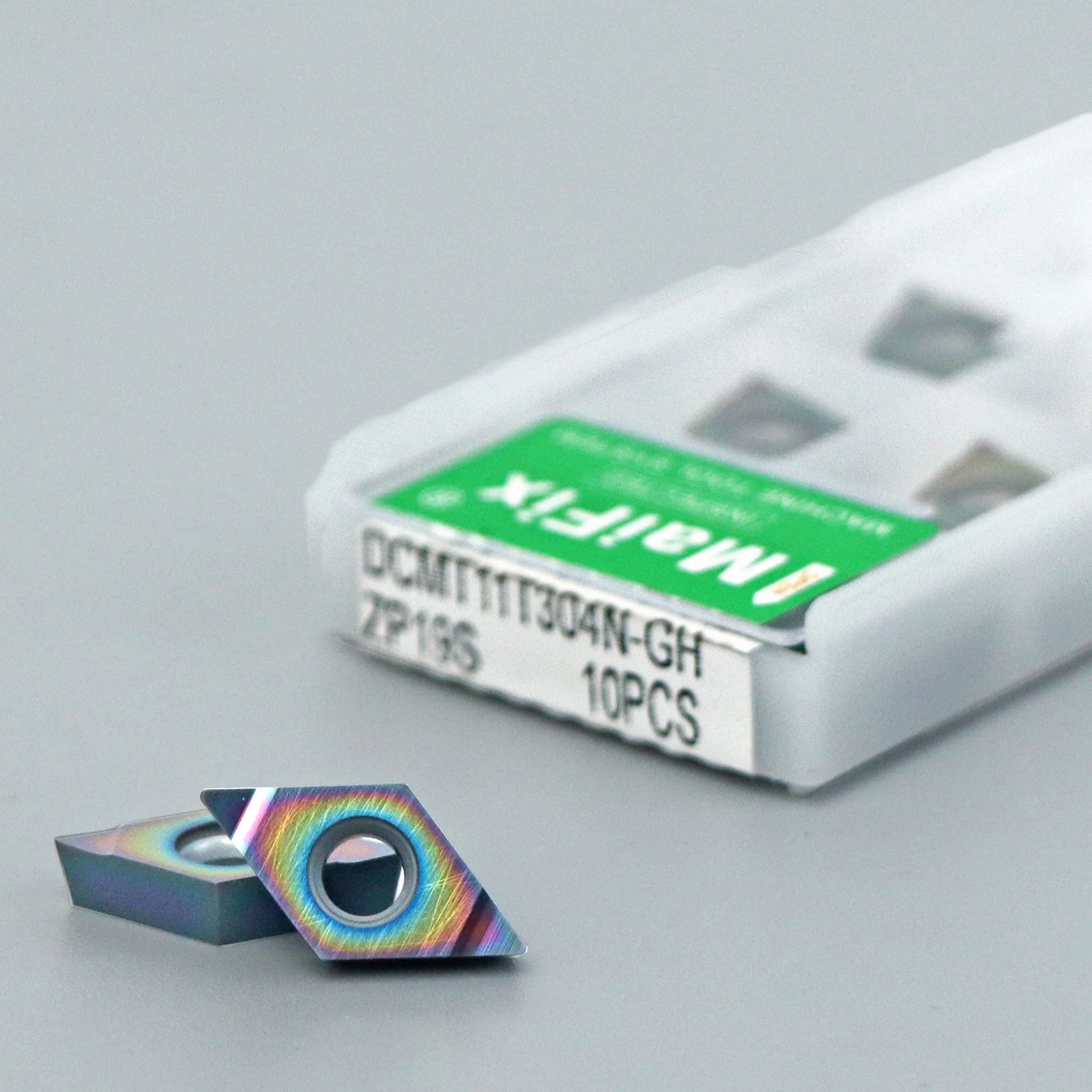 MZG 10pcs DCMT DCGT 11T308 11T304 070204 경질 합금 구리 및 알루미늄 선반 스테인레스 스틸 가공 카바이드 인서트 DCMT