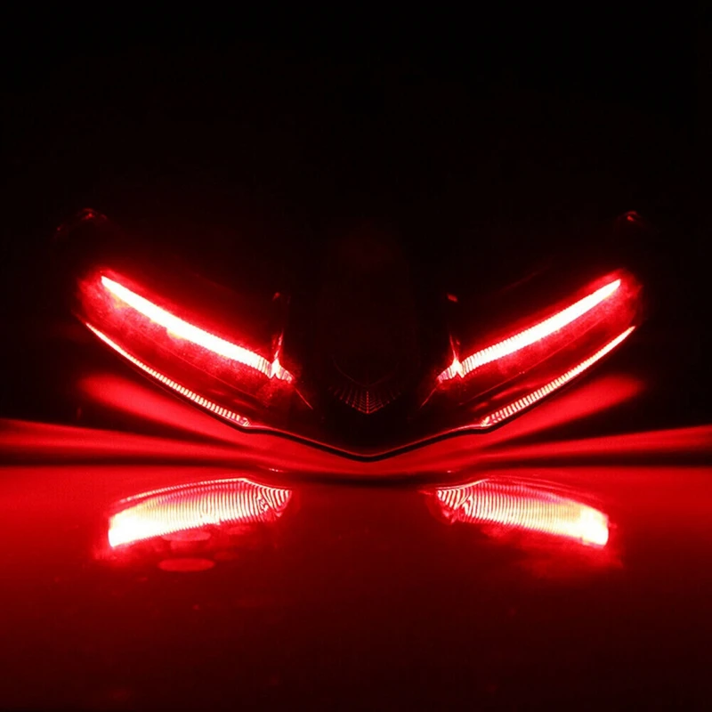 

Motorcycle Rear Tail Brake Lamp Rear Tailight Shell Protector Cover For Yamaha TMAX560 2020 2021