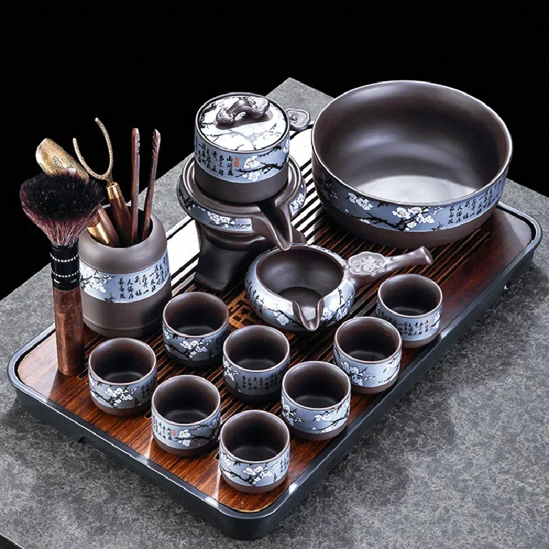 Chinese Tea Set Teapot Kung Fu Zisha Infusers Kitchen Puer Teapot And Cup Set Complete Gaiwan Gift Tools Tetera Teaware
