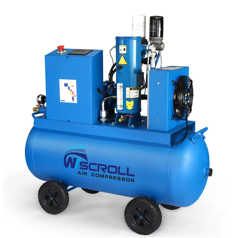 

China Supplier 3HP-20HP High Pressure Silent Scroll Air Compressor with CE