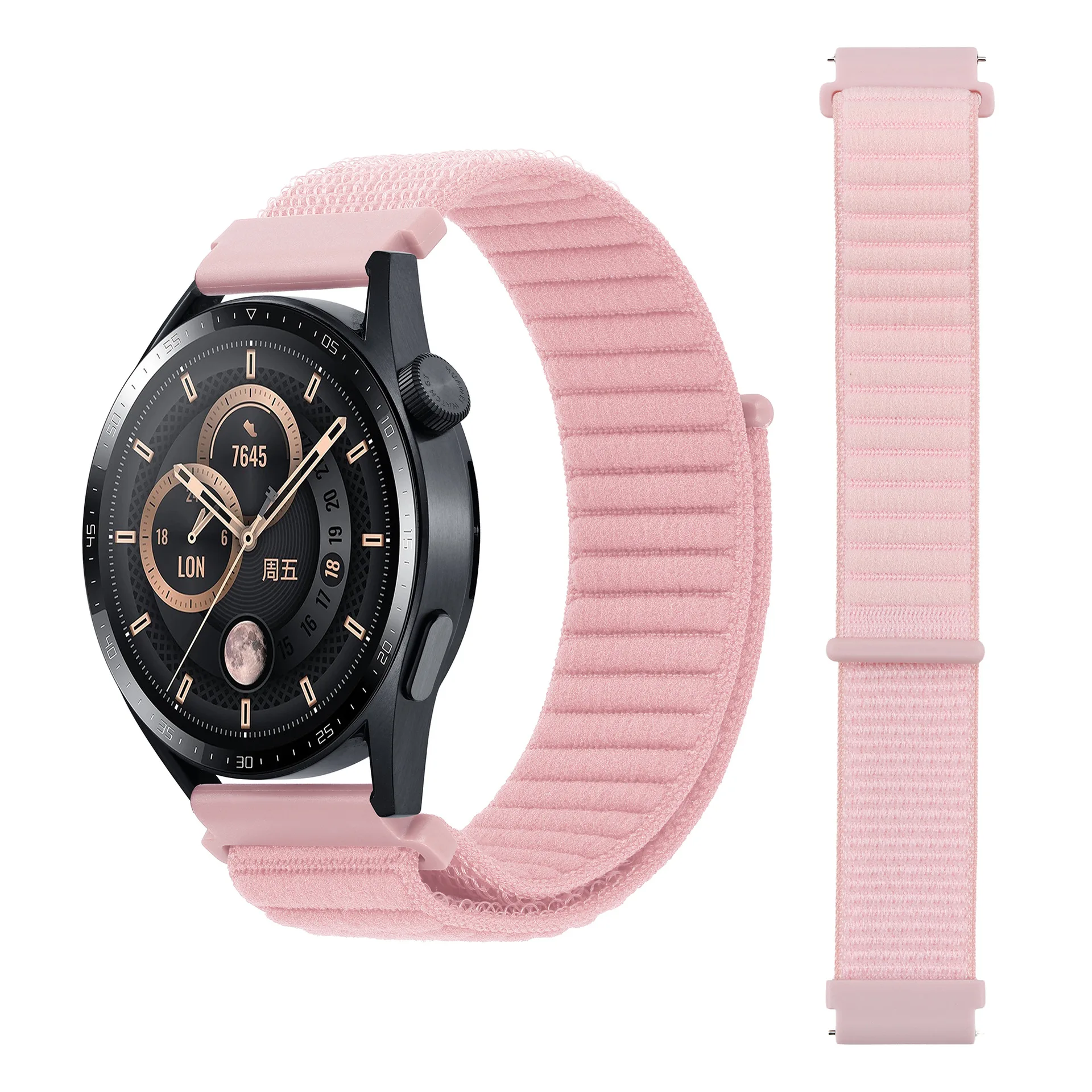 Enhanced Velcro Breathable Unisex Nylon Watch Strap
