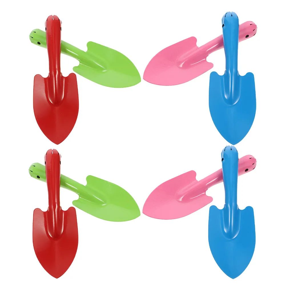 8종 심기용 삽과 삽날 세트, 강력한 철제 정원용 삽, 단단한 뭉치를 깨뜨리기 위한 삽, 야외 활동용