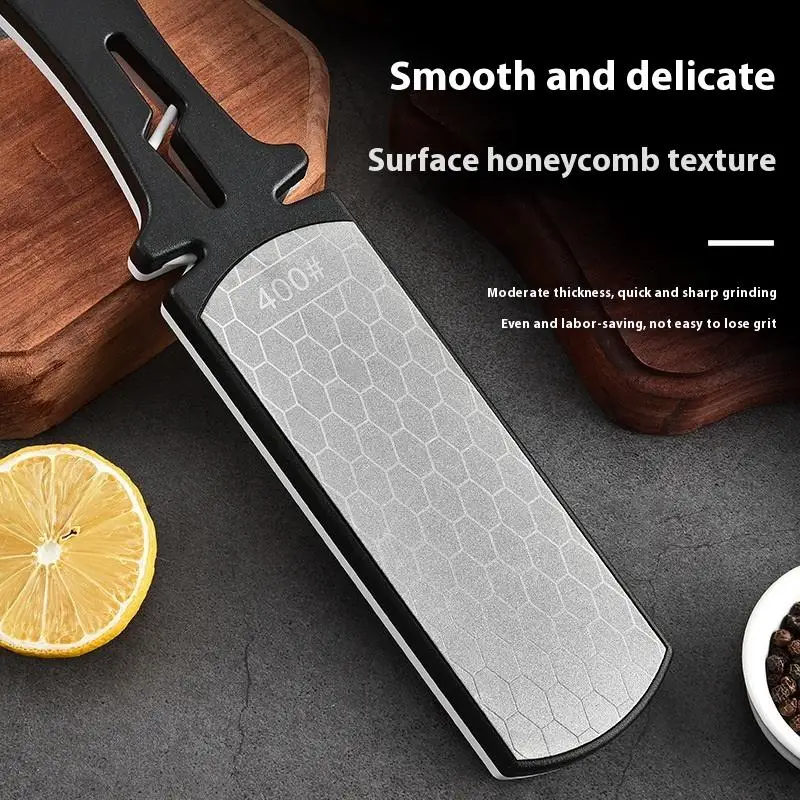 Description Picture 4 of itemKnife Sharpener Diamond Bars 400 Grit Multi-Tool Kitchen Knives Tungsten Steel Ceramic Grinding Double-Sided Whetstone