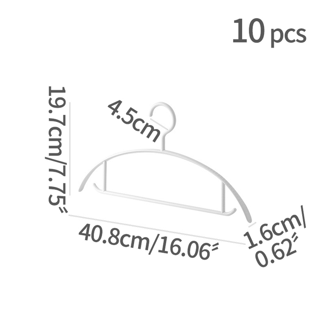 Non-Marking Hangers For Clothes Closet Organizer Home Organization And Storage Anti-Slip Drying Rack Home Clothing Rack