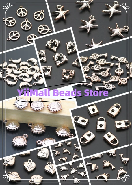 30pcs Metal Valentine Heart Love Charms Pendants Diy Jewelry Making 13x20mm  - AliExpress