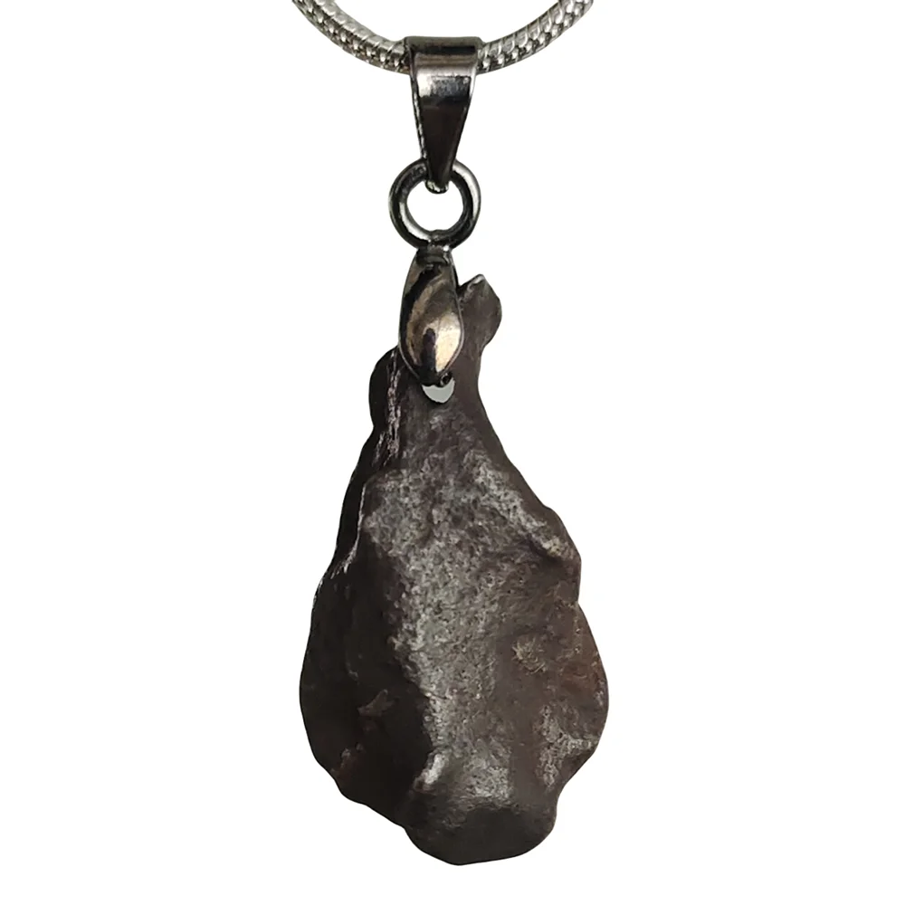 

Camille Iron Meteorite Pendant Raw stone Gebel Camille Natural meteorite Specimen Material Collection - QD202