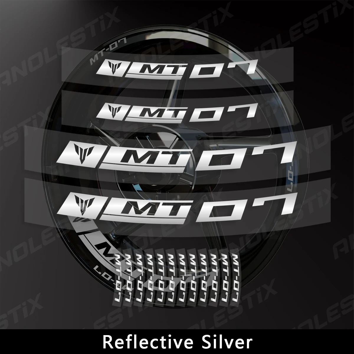 AnoleStix   ݻ ƼĿ  Į  Ʈ , ߸ MT07 MT-07 2019 2020 2021 2022 2023
